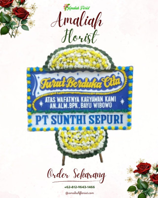 Papan Bunga Duka di Penawangan